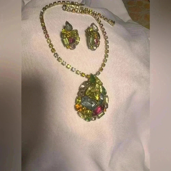 JULIANA Delizza & Elster Studio Girl Heirloom Parure Choker Necklace & Earrings - Picture 11 of 15